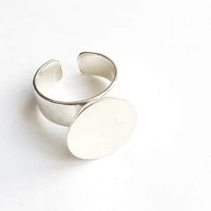 Anillo Media Bola Invertida