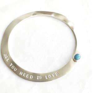 Esclava Plana Turquesa