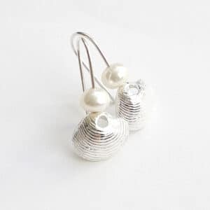 Pendientes Caracolas Perla