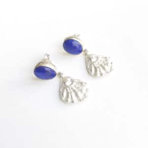 Pendientes Patitas De León Lapislázuli